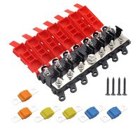 Heavy-Duty Block 500A Design Silicone Cover For Auto Marine Electrical Systems Input Single Loop Fuses Block