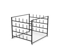 Heavy Duty Blueprint Storage Organizer, Rolling Stand for Photography Backdrop Paper & Vinyl, Sturdy Shelf