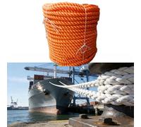 Heavy-Duty Boat Anchor Rope, 50 Tons Breaking Strength for Mooring, Towing, Docking, and Securing Cargo Vessels and Sailboats