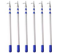 Heavy Duty Boat Hook, Aluminum Extension Pushing Pole for Docking, Retrieving Floating Objects, Securely Dock Your Boat