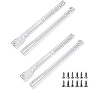 Heavy Duty Bottom Mount Drawer Slides - Easy Installation for Kitchen Cabinets & Keyboard Shelves Smooth Glide Reliable 100 lbs Weight Capacity