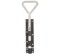 Heavy Duty Bow Handle Bolt - 300mm Drop Lock Stable/Drive Gate Ground/Floor Catch Stay
