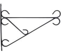 Garden Mile 16/18'' Hanging Basket Bracket Garden Flower Basket Hanger Outdoor Hook for Bird Feeders Decorative Plant Hanger for Solar Lights & Wind Chimes Wall Mounted Bracket