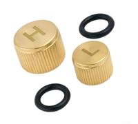 Heavy Duty Brass A/c Valve For R134a Vehicles High Low Side Port Covers Metal Dust Suitable For Most Cars And Trucks Built From 1994 Through 2016 For Easy Install Replacement Set Of Two Pieces