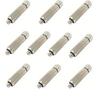 Heavy Duty Brass Misting Nozzles 0.4mm Filtered Orifice Corrosions Resistant Cooling Sprays 10PCS Brass Nozzle for Water Conservation