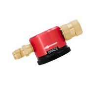 Heavy Duty Brass Nitrogens Flows Regulator Tool Flows Setting for HVAC Brazing &Systems Purging Quick Changes Dialings HVAC Braze Nitrogen Regulator