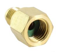 Heavy Duty Brass R12 to For R134a Adapter Set, Suitable for Fuel Tanks and Vacuum Pumps