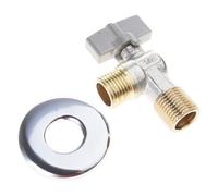 Heavy Duty Brass Valves 1/2" for Hot & Cold Water Easy Installation Turn Shutoff Valves Suitable for Sinks & Heaters Kitchen Bathroom Plumbing