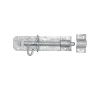 Heavy Duty Brenton Bolt with Extended Keep, 180mm, Galvanised Steel, Suitable for Gates, Fences and Doors