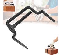 Heavy-Duty Brick Tong, Adjustable High Carbon Steel Lifter for Masonry | Heavy-Duty Adjustable Brick Tong Lifter, Steel Handle Carrier for Easy Lifting of Bricks and Stone Slabs in Masonry Work