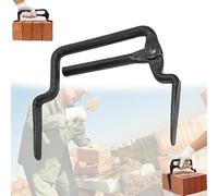 Heavy-Duty Brick Tong Lifter, Adjustable High Carbon Steel Clamp Tool