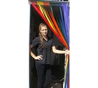 Heavy Duty Bug Blind,Fly Blind,Strip Blind, Door Blind- 'RAINBOW' - 100 cm wide/One metre wide