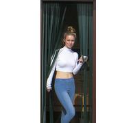 Heavy Duty Bug Blind,Fly Curtain,Strip Blind, Door Curtain-DARK GREEN (80cm wide-UK Standard door size)