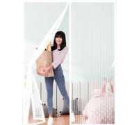 Heavy Duty Bug Mesh Curtain 151x180cm(WidthxHigh) Durable, Keeps Bugs Out, Kid and Pet Friendly Heavy Duty Mesh Bug Curtain Lets Fresh Air in, Hundreds of Sizes, White