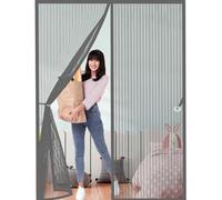 Heavy Duty Bug Mesh Curtain 151x252cm(WidthxHigh) Durable, Keeps Bugs Out, Kid and Pet Friendly Heavy Duty Mesh Bug Curtain Lets Fresh Air in, Hundreds of Sizes, Grey