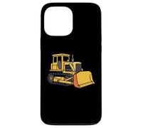 Heavy Duty Bulldozer Construction Machine Illustration Case for iPhone 13 Pro Max