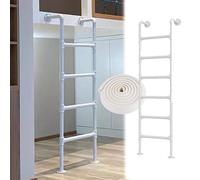 Heavy Duty Bunk Bed Ladder with Non-Slip Pads, Supports Up to 440lbs, Perfect for Loft Climbing and Emergency Fire Escape