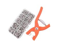 Heavy-Duty Button Press with Easy Installation Guide for Clothing Crafting Professional Fastener Attachment Tool