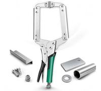 Heavy-Duty C Clamp Locking Pliers, Adjustable Quick Grip Vice Grips, Multifunctional Metal Clamps for Woodwork Welding Metalwork Bricklaying Projects(11Inch)