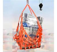 Heavy-Duty C Lifting Net - Polyester Flat Sling with Reced Str for Construct, Rigging, Towing & Hoisting - 3x, 15cm Mesh, 2.5t Load Capaci