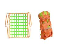 Heavy-Duty C Net - Flat Nylon Sling for Lifting & Securing, 2x2M Webbing Net for Construct, Trud & Dock Hoisting, 15cm Mesh, 2000kg Load Capaci