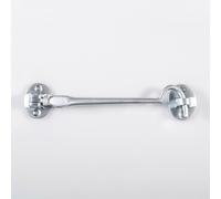Heavy Duty Cabin Hook & Eye Satin Chrome 152mm Arm Cabinet Hatch Lock Loops Multi One Size