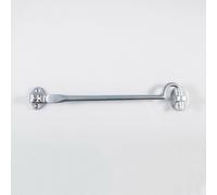 Heavy Duty Cabin Hook & Eye Satin Chrome 254mm Arm Cabinet Hatch Lock