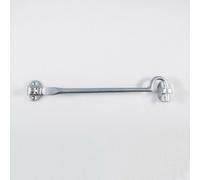 Heavy Duty Cabin Hook & Eye Satin Chrome 254mm Arm Cabinet Hatch Lock