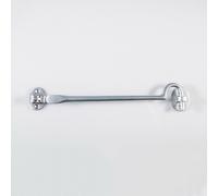 Heavy Duty Cabin Hook & Eye Satin Chrome 254mm Arm Cabinet Hatch Lock Loops Multi One Size
