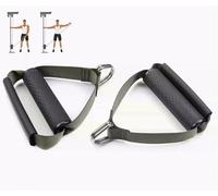 Heavy-duty Cable Machine Side Lateral Raise Handle With Wrist Straps - Practical Addition Gym Pulley Attachment For Effective Shoulder Workouts & Strength Training Green