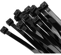 Heavy Duty Cable Ties 600mm x 12mm UV Resistant 40pcs 114KG Self-Locking Black