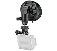Heavy Duty Camera Car Windshield Mount with 1/4-20 Adapter for GoPro Hero Series and All Cameras