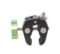 Heavy Duty Camera Clamp with Two 1/4 ” Screw for Mounting Accessories Tripods Light Stands 50mm Opening Super Clamp Camera Clip