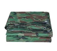 Heavy Duty Camo Tarpaulin Waterproof Tarp Sheet Canvas for Camping Furniture Outdoor Cars Protection Cover, Rainproof Canopy Tent, customizable(4x4m)