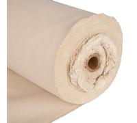 Heavy Duty Canvas Fabric - 60 Inch or 72 Inch Width, Multi-Use for Artist Canvas, Upholstery, Painting Drop Cloth, Decorating, Dust Sheets, Sewing Material - by CRAFT Queen LTD(5m, 60 Inch)