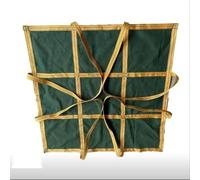Heavy Duty Canvas Hoisting Net Pouch with Reinforced Grip, Wear-Resistant Cargo Lifting Net for Construction Sites, Warehouse Logistics & Goods Transportation, Anti-Skid Textured Surface(120X120CM)