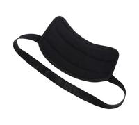 Heavy Duty Canvas Shoulder Pad Mat 11x7 Inch Black | Elastic Band Fit , 0.4 Inch Thick Cushion , Wide Coverage for Farm Work and Construction