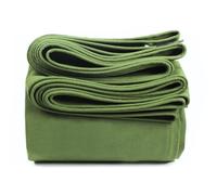 Heavy Duty Canvas Tarp 1x1m 1x1.2m 1x1.5m 1x2m 1x3m Waterproof Tarps Sheet Cover with Rustproof Grommets, Multipurpose Roof, Boats, Groundsheet -Green(1x2.5m)