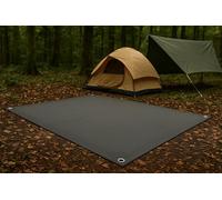 Heavy Duty Canvas Tarp for Camping & Outdoor Shelter - Waterproof Groundsheet & Tent Cover - Durable Breathable Tarpaulin for Hiking, Travel, Rain Protection (Multiple Sizes) (Grey, 7 x 7 ft)