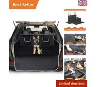 Toozey Car Boot Protector - Universal Nonslip Liner Protector with Side Protection and Bumper Protection, Waterproof & Antifouling, Robust Dog Car Boot Cover, Easy to Clean - Black