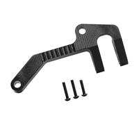 Heavy Duty Car Roll Mounting Bracket Aluminum Anti Deformation Designs Thrust Rod Seat for 1 / 10 Scale Vehicle Accuracy Control Metal Roll Mount Anti Crush Stabilizer Bracket Aluminum Thrust Rod