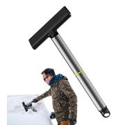 Heavy Duty Car Snow Shovel and Windshield Ice Scraper with Wide Head for Winter Cars and Trucks