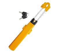 Heavy Duty Car Steering Wheel Lock-Anti Theft, High Visibilty & Adjustable Security Twin Bar Locks-Universal Fit for Cars, Vans, Caravan & SUVs-Strong Steel Vehicle Theft Prevention Device with 2 Keys