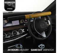 Heavy Duty Car Steering Wheel Lock Milenco Universal High Security Yellow 0499+M