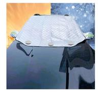 Heavy-Duty Car Windshield Cover | Large | Four-layer Magnetic Cover protects against Snow, Ice, Frost, Sun, UV Rays, Dust, & Water | fits all cars and SUVs | Carry Bag for Easy Storage