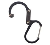 Heavy Duty Carabiner Clip 18kg Capacity Black