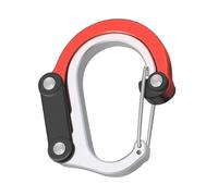 Heavy Duty Carabiner - S-20g M-35g Link Connector Hook | D Shaped Folded Joints Rotating Hooks, Multipurpose Key Chain Clip Hook for Home Gym, Traveling, Hiking, Camping Use