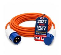 Heavy Duty Caravan Electric Hook Up Cable, Waterproof 16 Amp 240V Camping Extension Lead Cable, 3-Core Copper Wire for Campervans, Motorhomes, Caravans (15m)