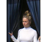 Heavy Duty Caravan/RV Door Curtain,Bug Blind,Fly Blind,Strip Blind-'DEEP BLUE'-62CM WIDE