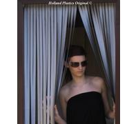 Heavy Duty Caravan/RV Door Curtain,Bug Blind,Fly Blind,Strip Blind-SILVER-62CM WIDE